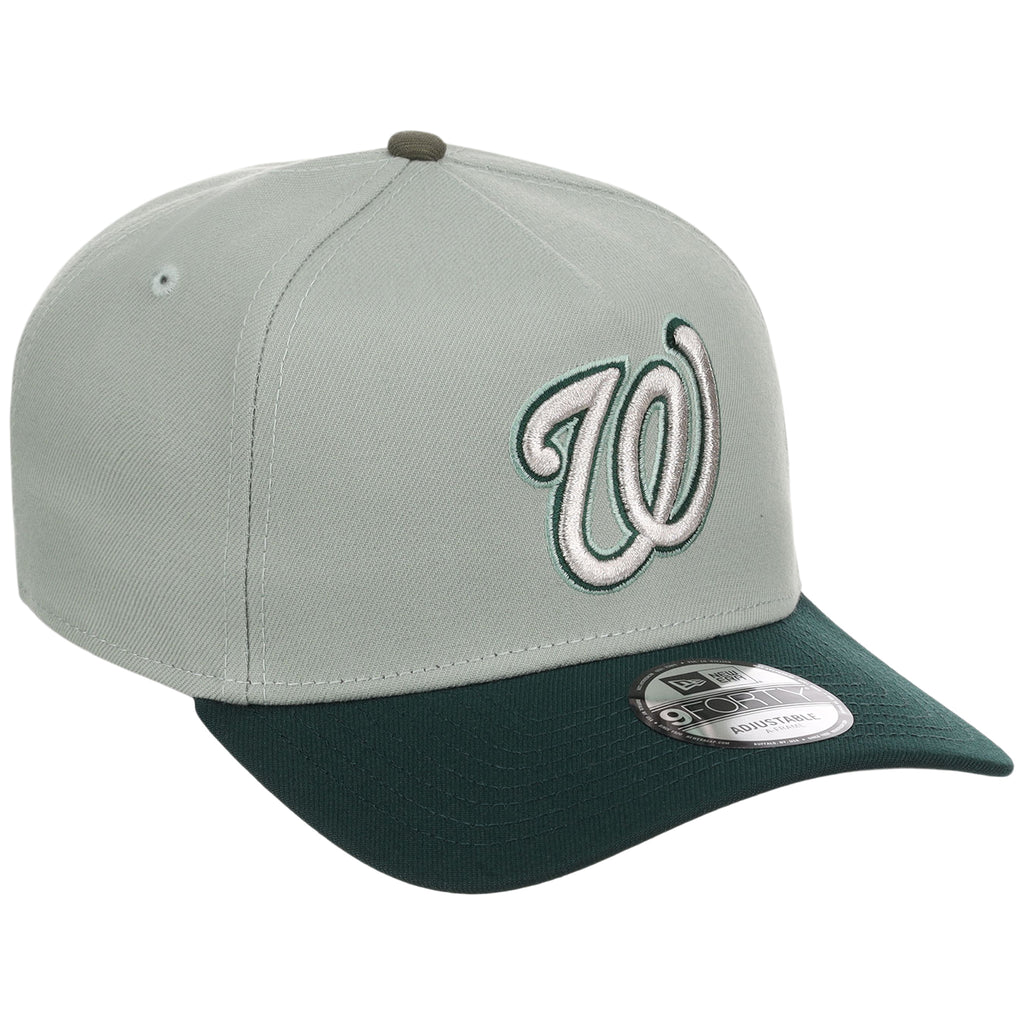Washington Nationals MLB Everest x Dark Green FASHION CORE New Era 9FORTY A-Frame