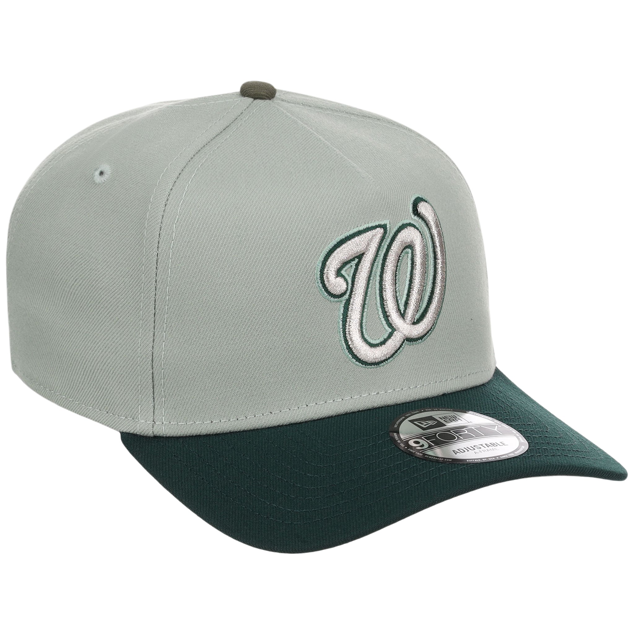 Washington Nationals MLB Everest x Dark Green FASHION CORE New Era 9FORTY A-Frame