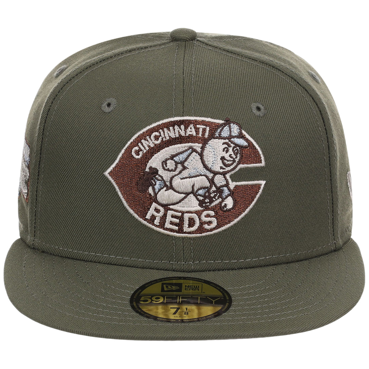 Cincinnati Reds MLB Olive Alloy New Era 59FIFTY