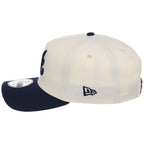 Atlanta Braves MLB Chrome x Navy FASHION CORE New Era 9FORTY A-Frame