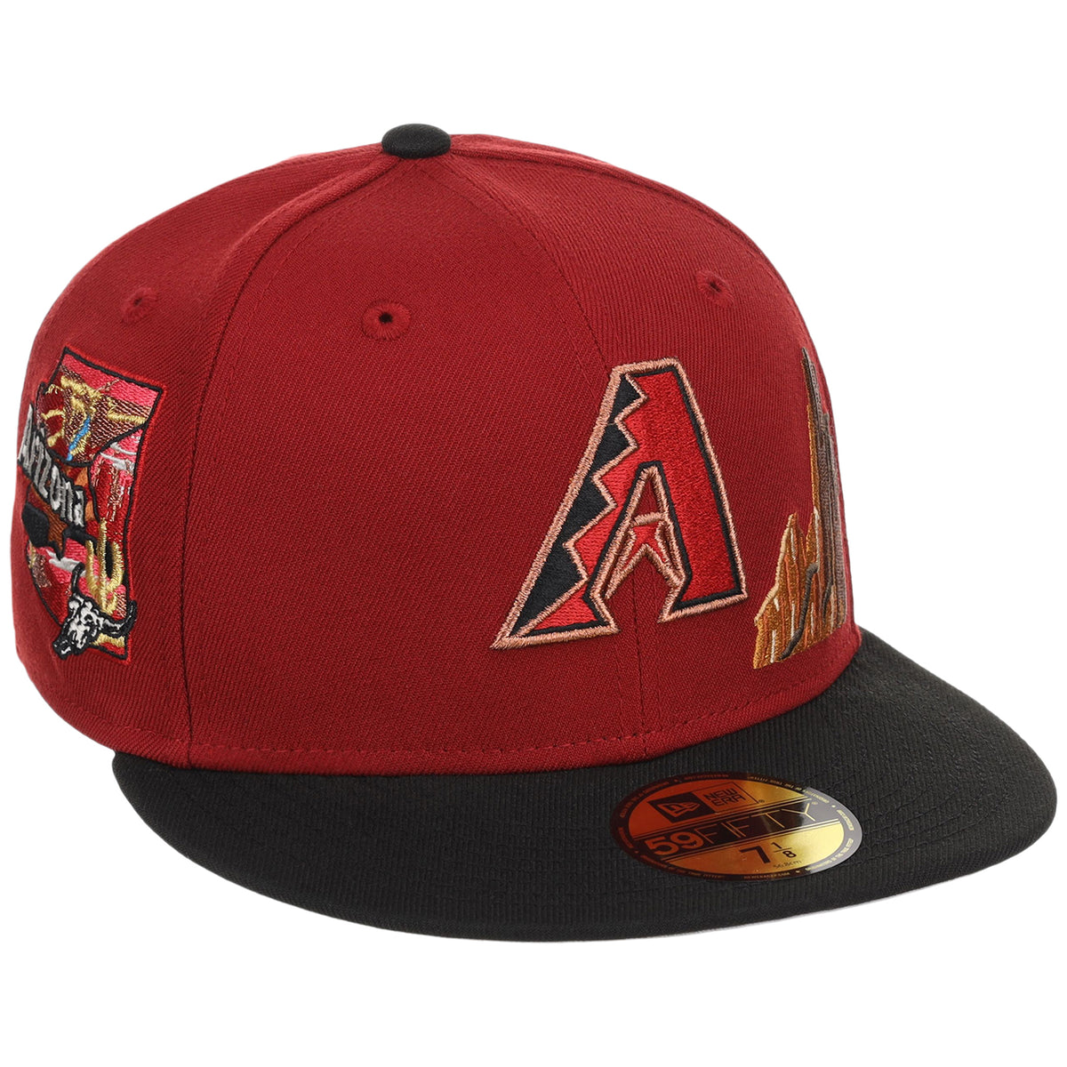 Arizona Diamondbacks Phoenix Crown the City New Era 59FIFTY (Red/Black)