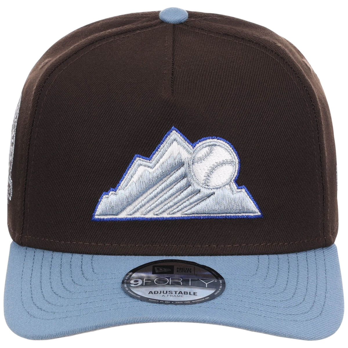 Colorado Rockies MLB Driftwood Fade New Era 9FORTY A-Frame