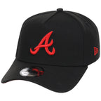 Atlanta Braves MLB Black x Red FASHION CORE New Era 9FORTY A-Frame