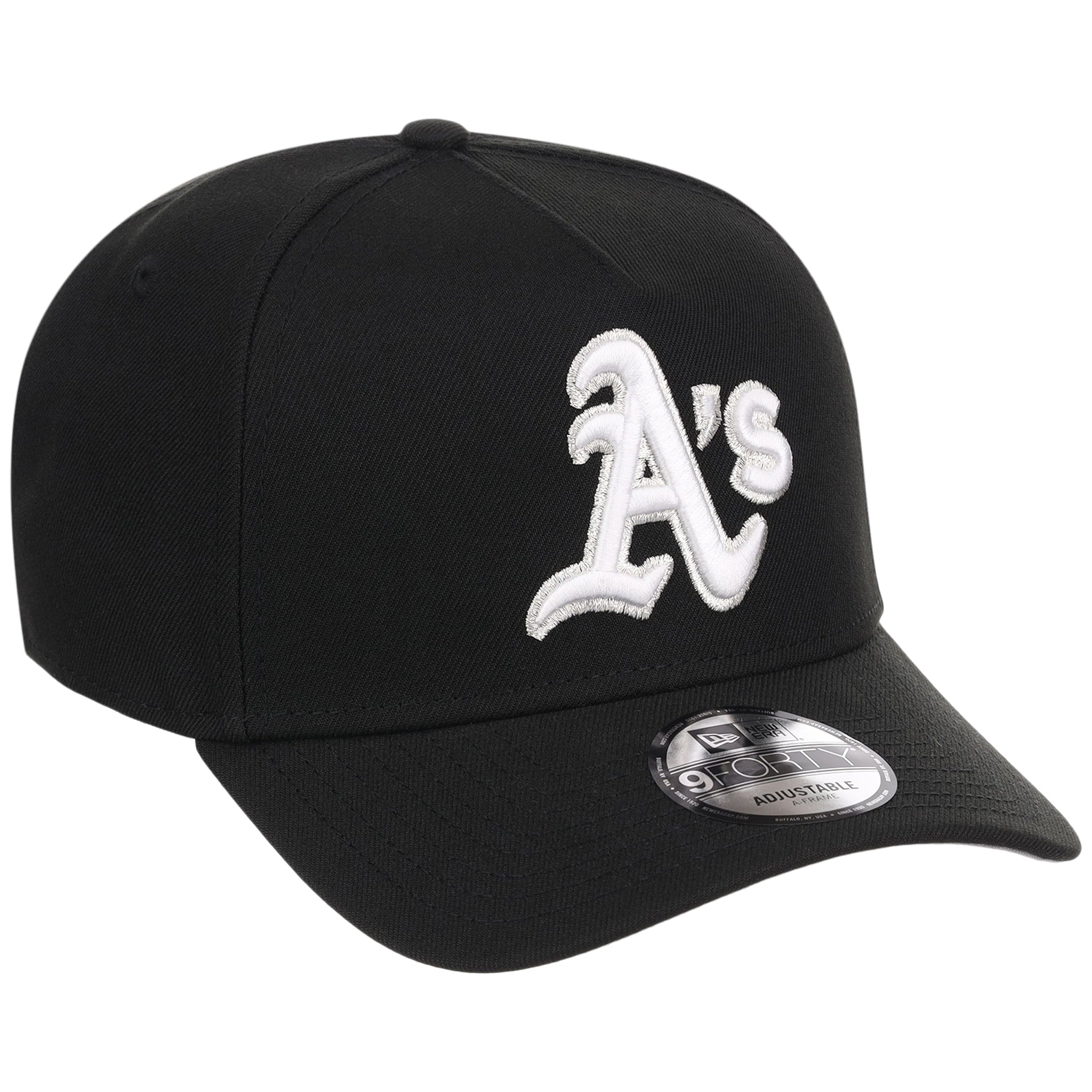 Oakland Athletics MLB Black x White FASHION CORE New Era 9FORTY A-Frame