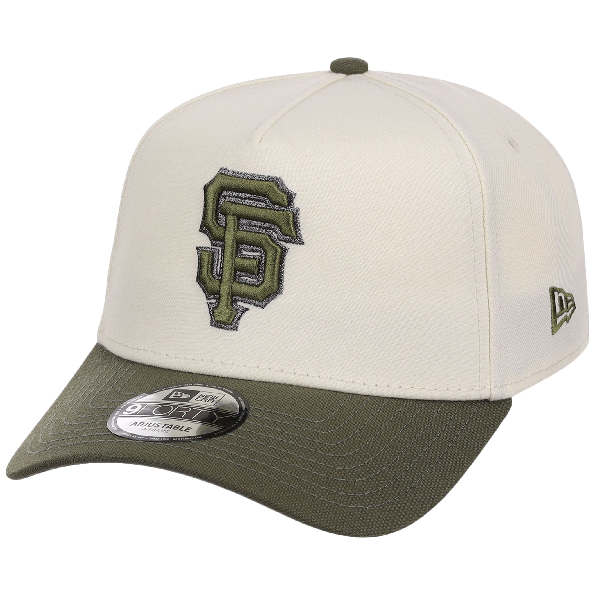 San Francisco Giants MLB Chrome Olive New Era 9FORTY