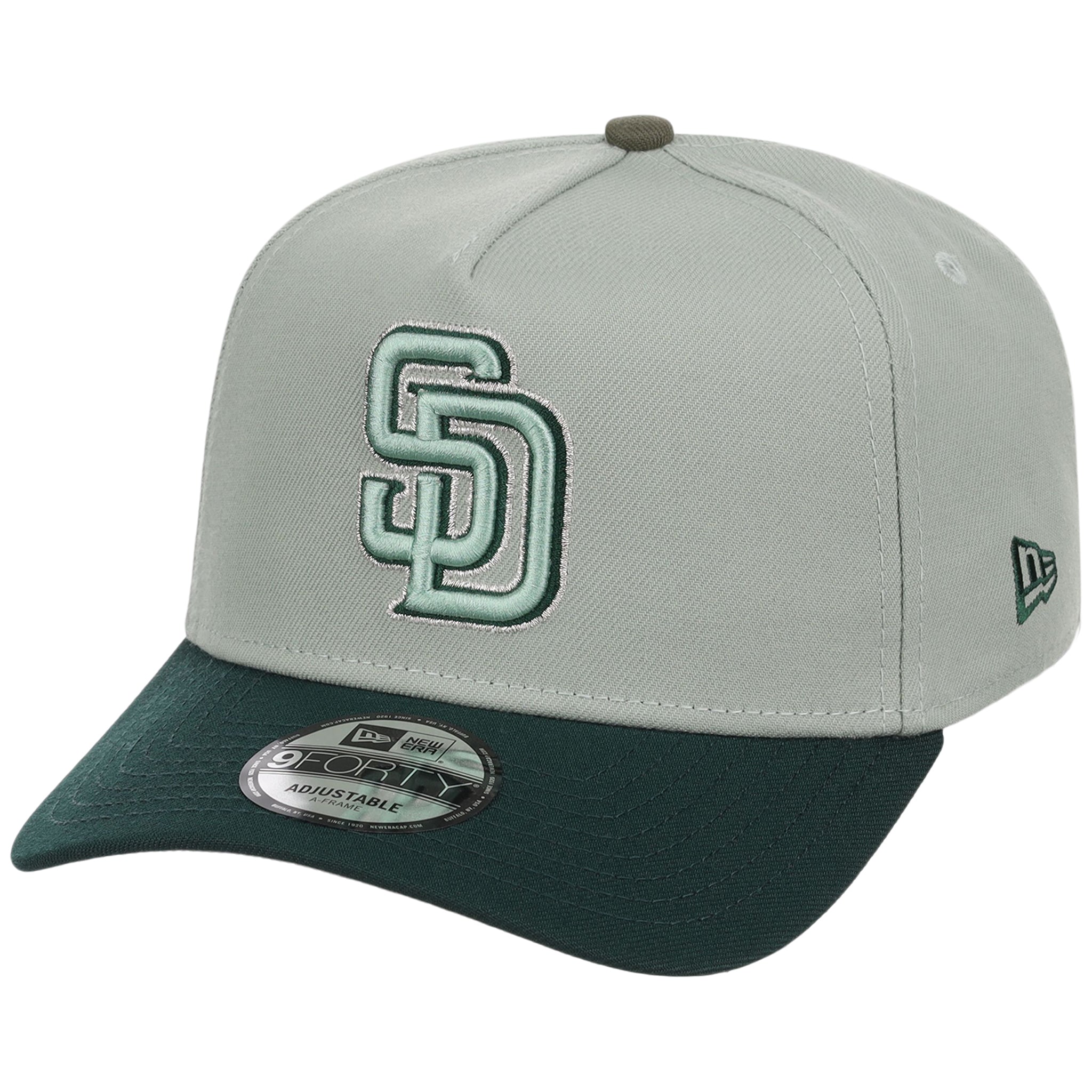 San Diego Padres MLB Everest x Dark Green FASHION CORE New Era 9FORTY A-Frame