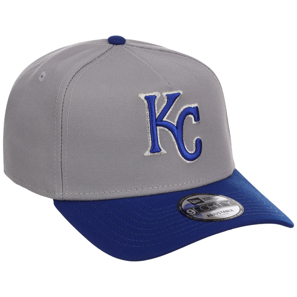 Kansas City Royals MLB Gray OTC FASHION CORE New Era 9FORTY A-Frame