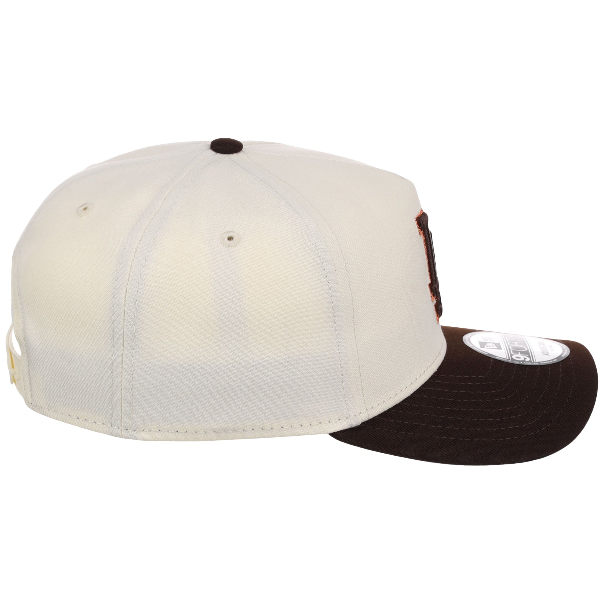Los Angeles Dodgers MLB Chrome x Burnt Wood FASHION CORE New Era 9FORTY A-Frame