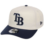 Tampa Bay Rays MLB Chrome x Navy FASHION CORE New Era 9FORTY A-Frame