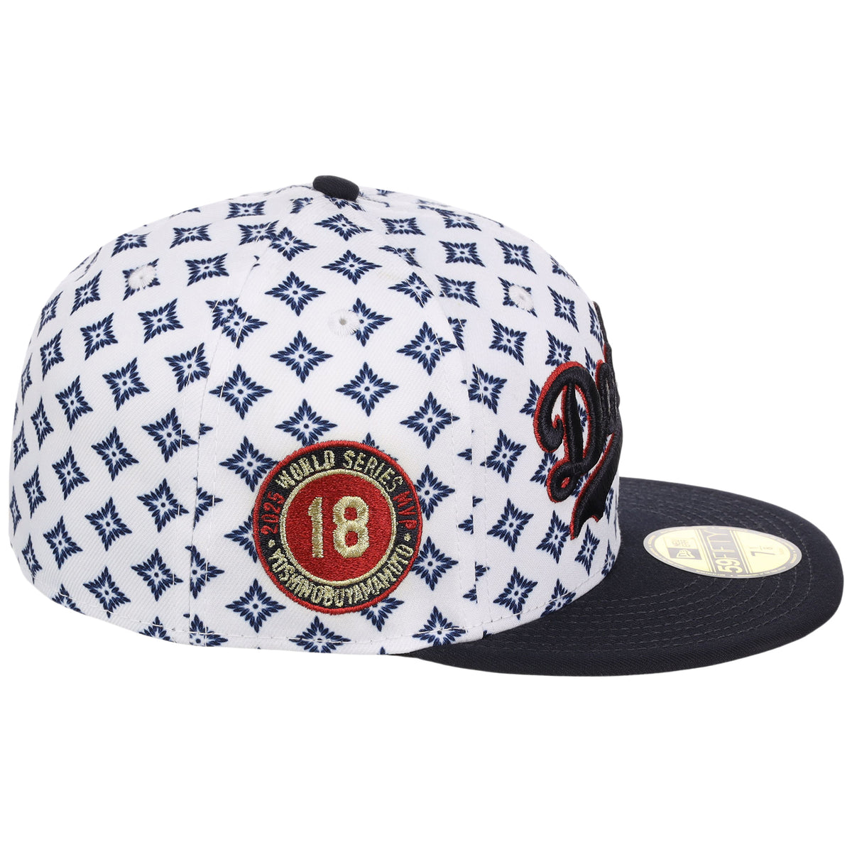 Los Angeles Dodgers Pacific Canvas New Era 59FIFTY (Multi/Dark Royal)