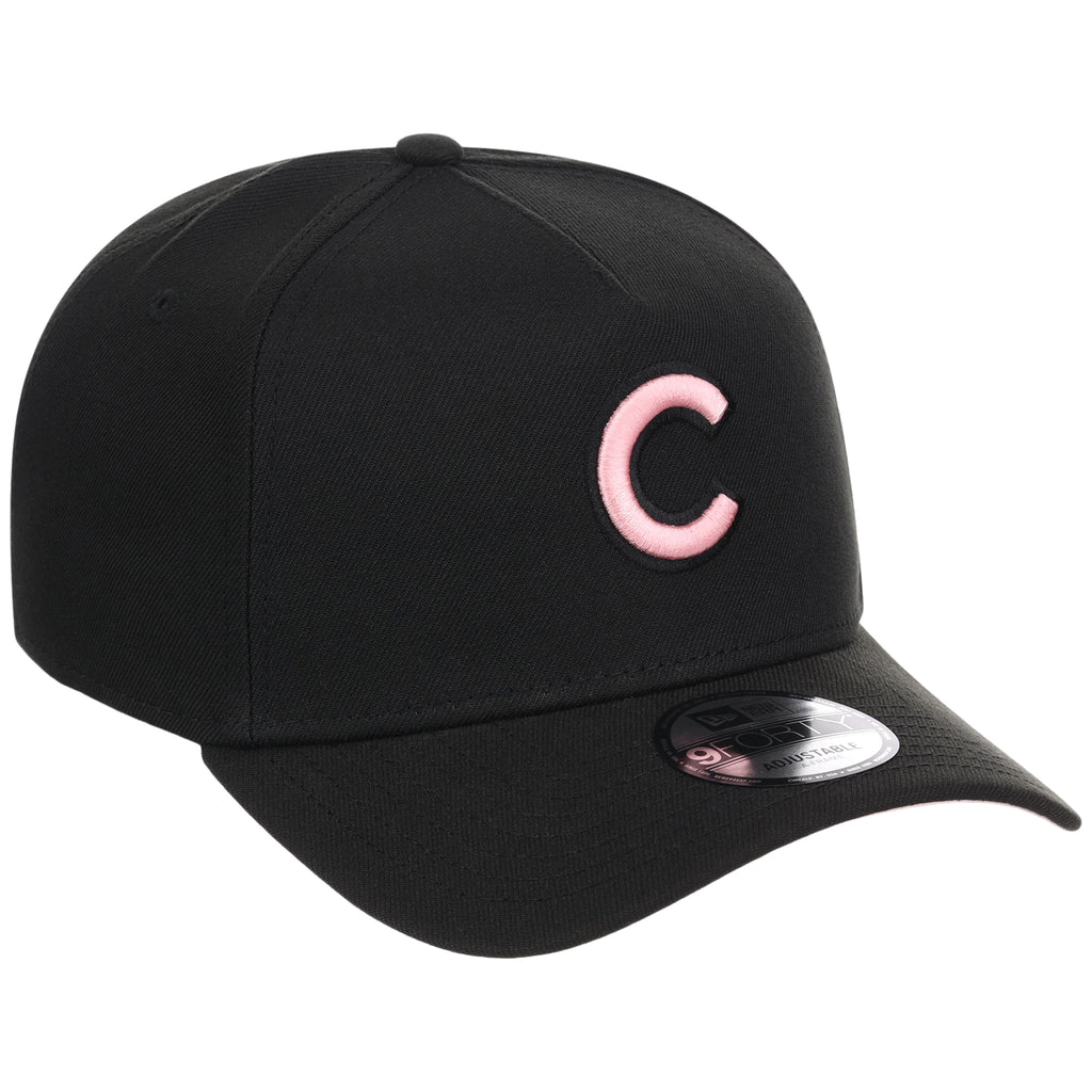 Chicago Cubs MLB Black x Pink FASHION CORE New Era 9FORTY A-Frame