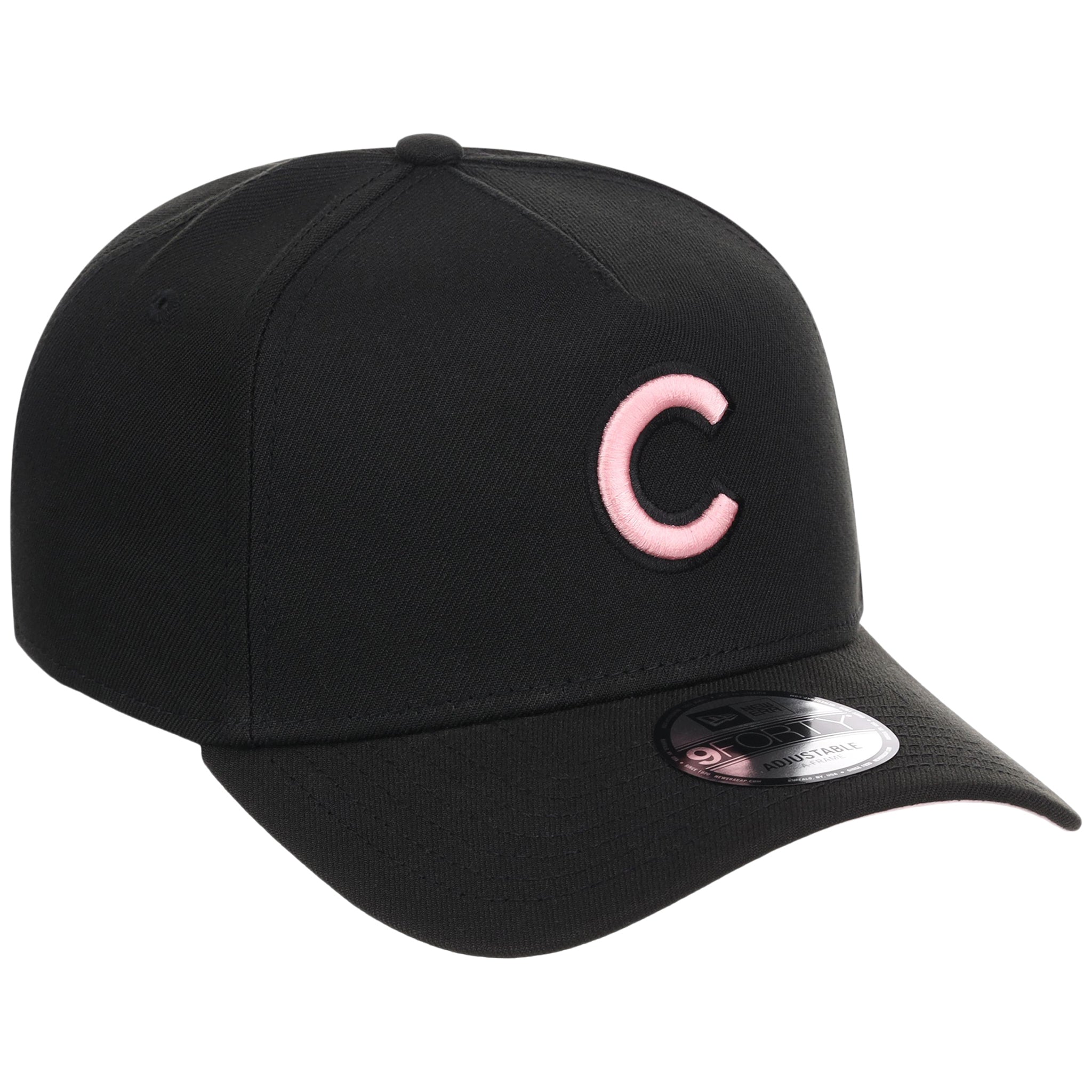 Chicago Cubs MLB Black x Pink FASHION CORE New Era 9FORTY A-Frame