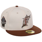 Florida Marlins MLB Auburn Cream New Era 59FIFTY