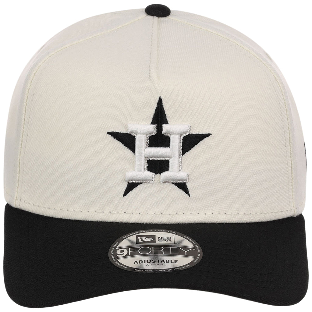 Houston Astros MLB Chrome x Black FASHION CORE New Era 9FORTY A-Frame