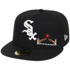 Chicago White Sox (Black/Black) Chicago Southside Crown the City New Era 59FIFTY