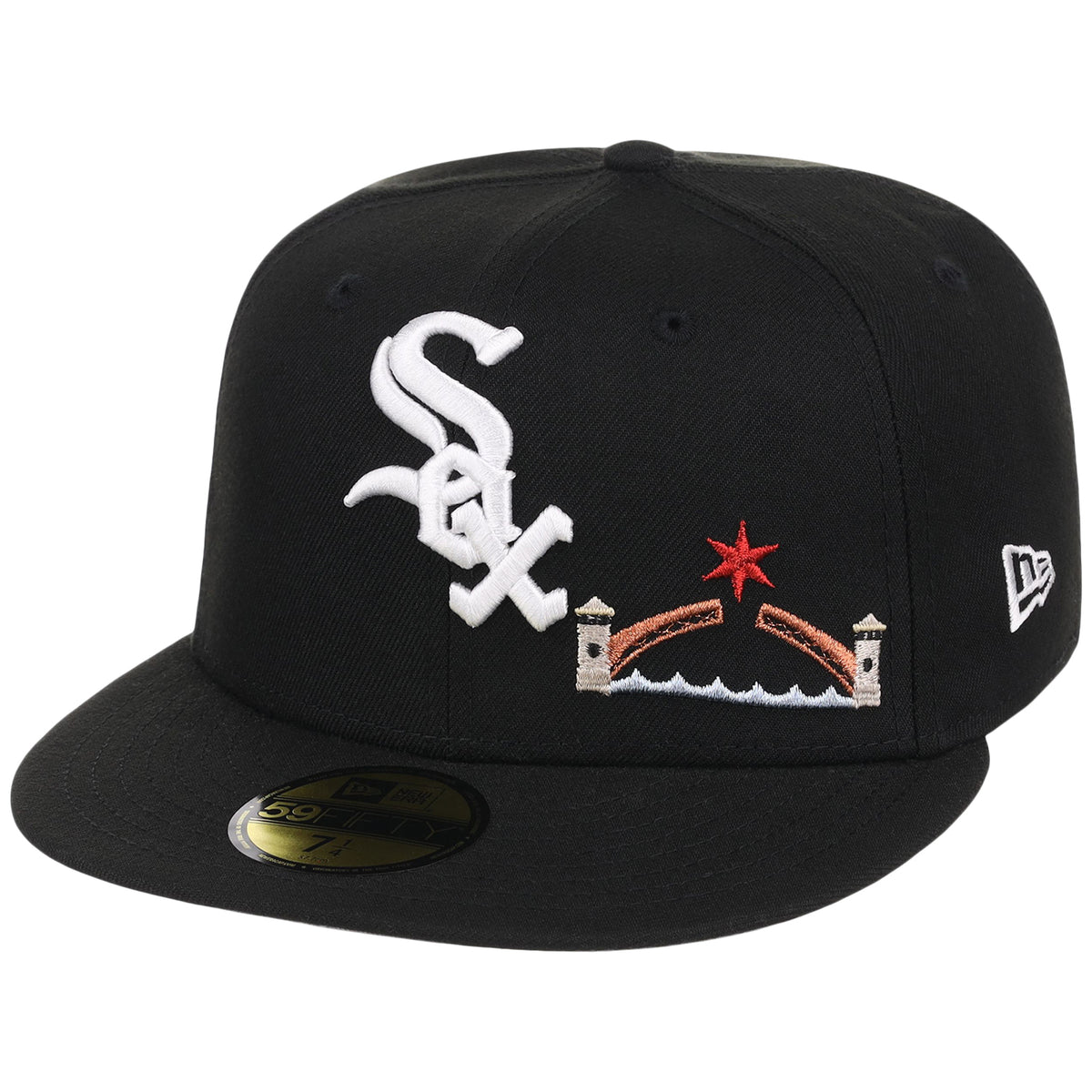Chicago White Sox (Black/Black) Chicago Southside Crown the City New Era 59FIFTY