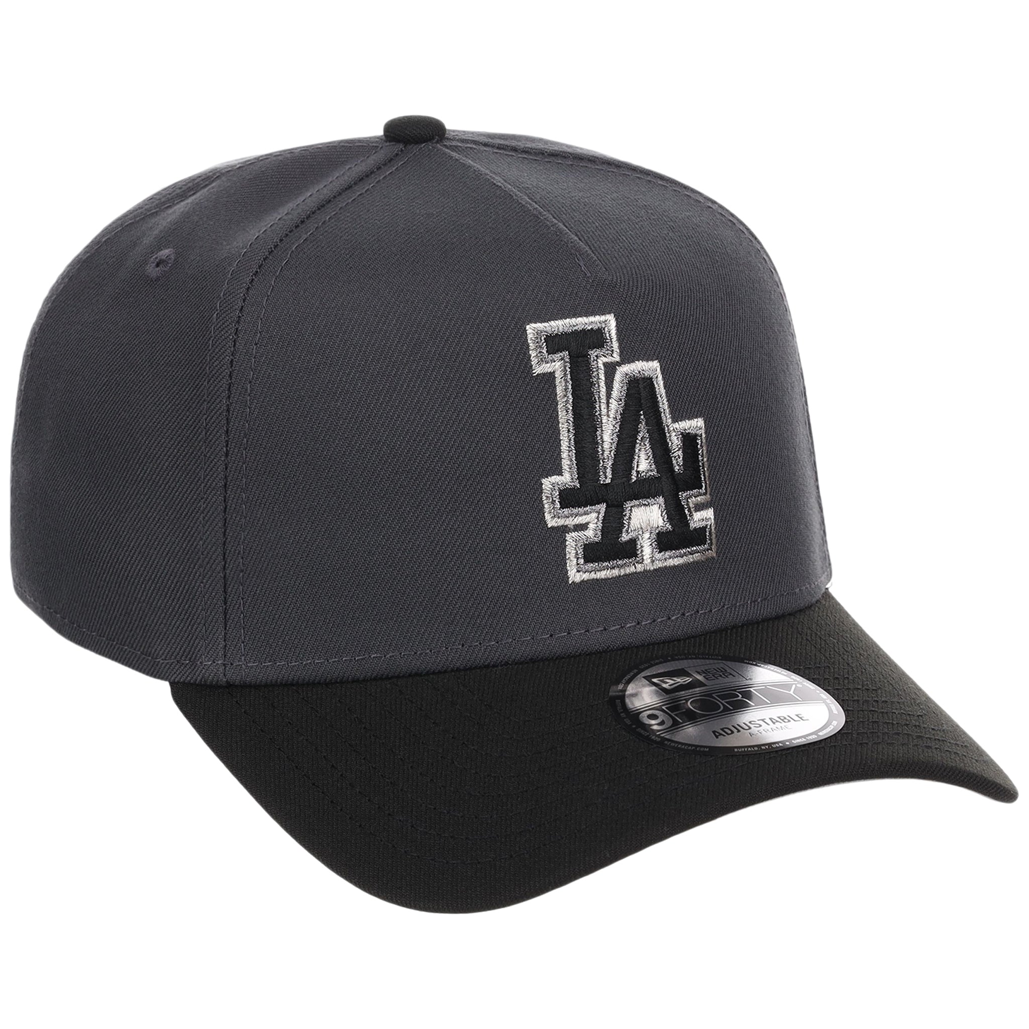 Los Angeles Dodgers MLB Graphite x Black FASHION CORE New Era 9FORTY A-Frame