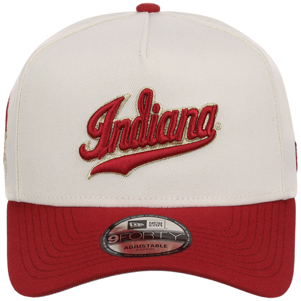 Indiana Hoosiers IU Champ Pack New Era 59FIFTY (Chrome/Red)