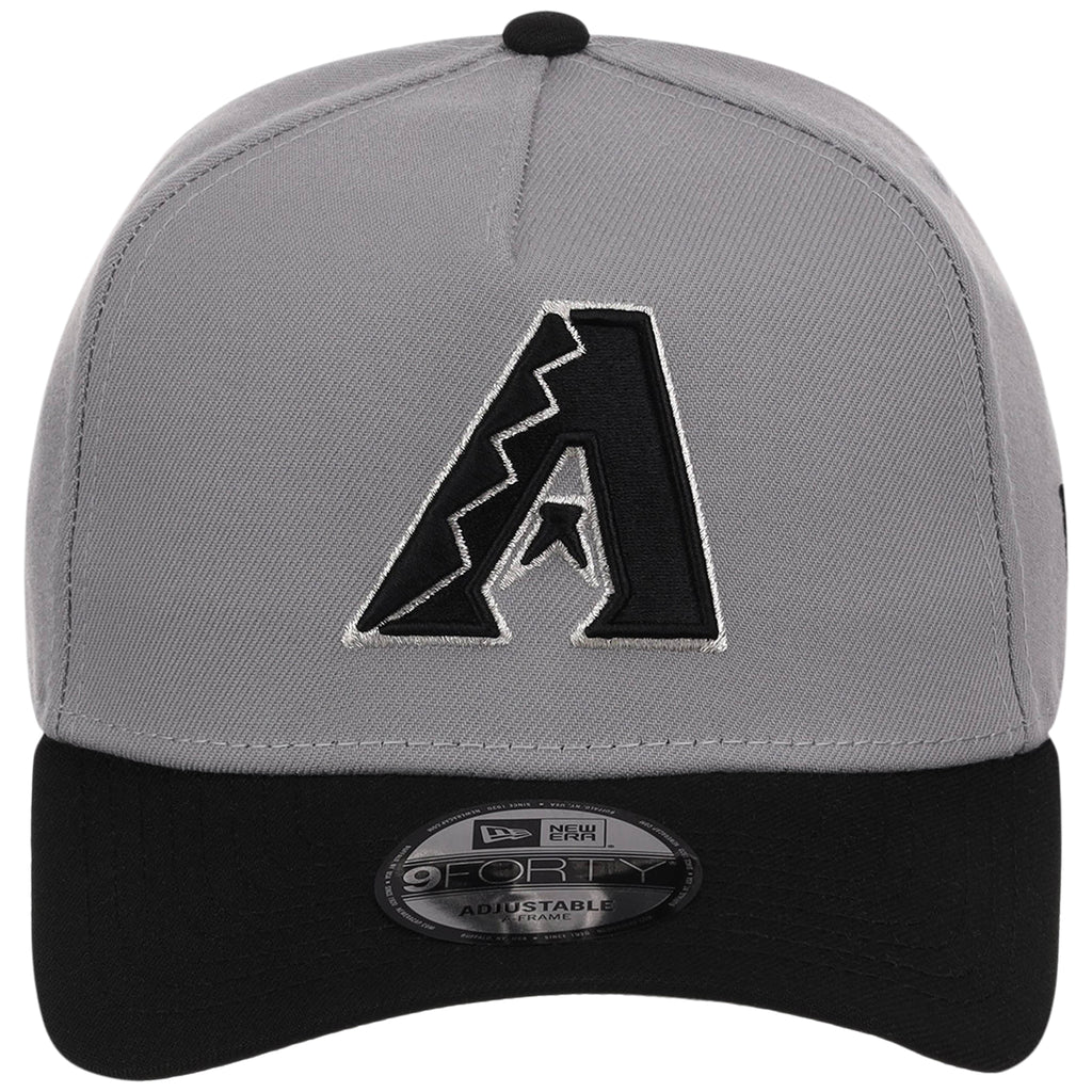 Arizona Diamondbacks MLB Gray x Black FASHION CORE New Era 9FORTY A-Frame