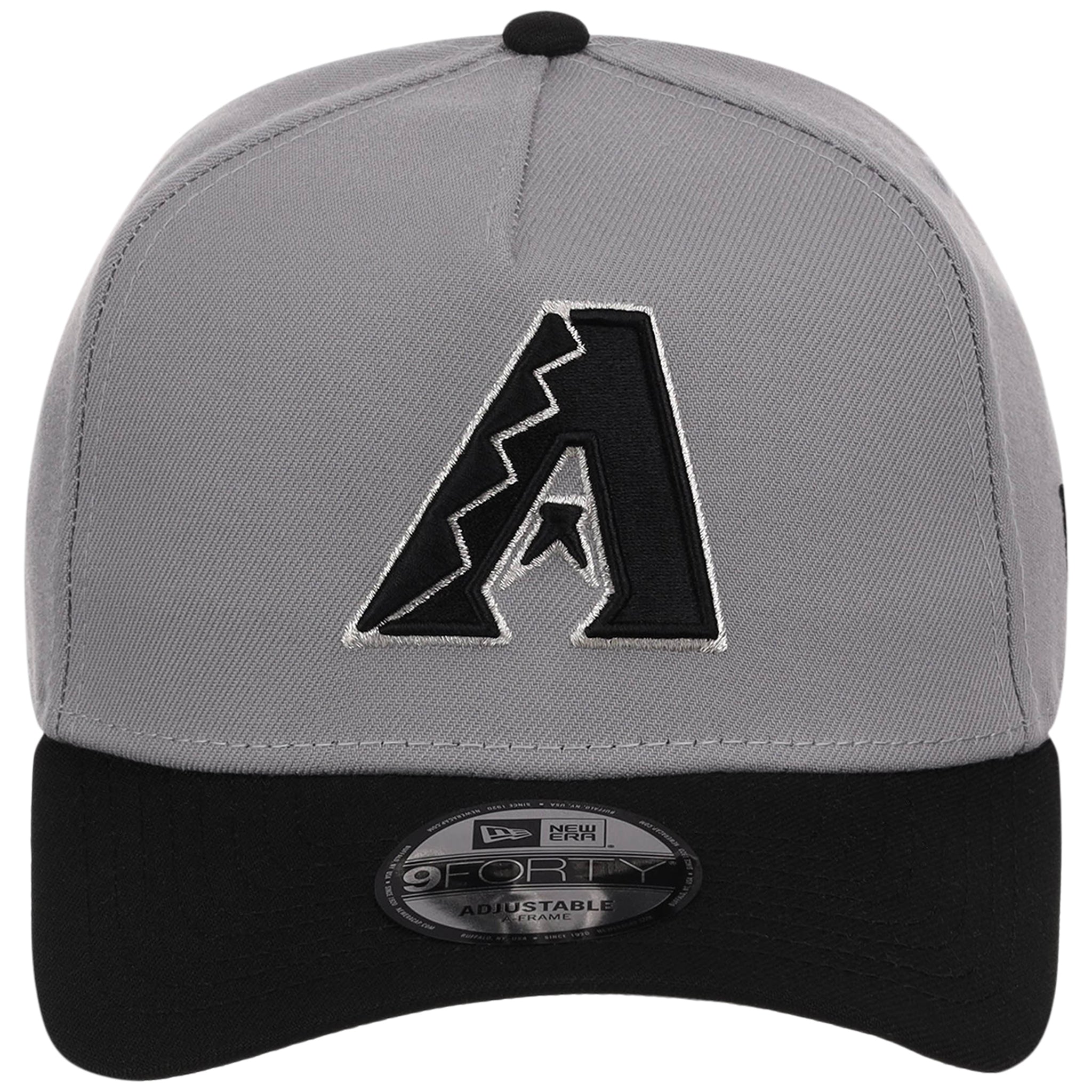 Arizona Diamondbacks MLB Gray x Black FASHION CORE New Era 9FORTY A-Frame