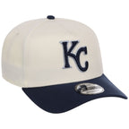 Kansas City Royals MLB Chrome x Navy FASHION CORE New Era 9FORTY A-Frame