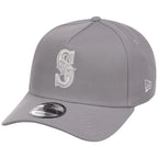 Seattle Mariners MLB Gray x White FASHION CORE New Era 9FORTY A-Frame