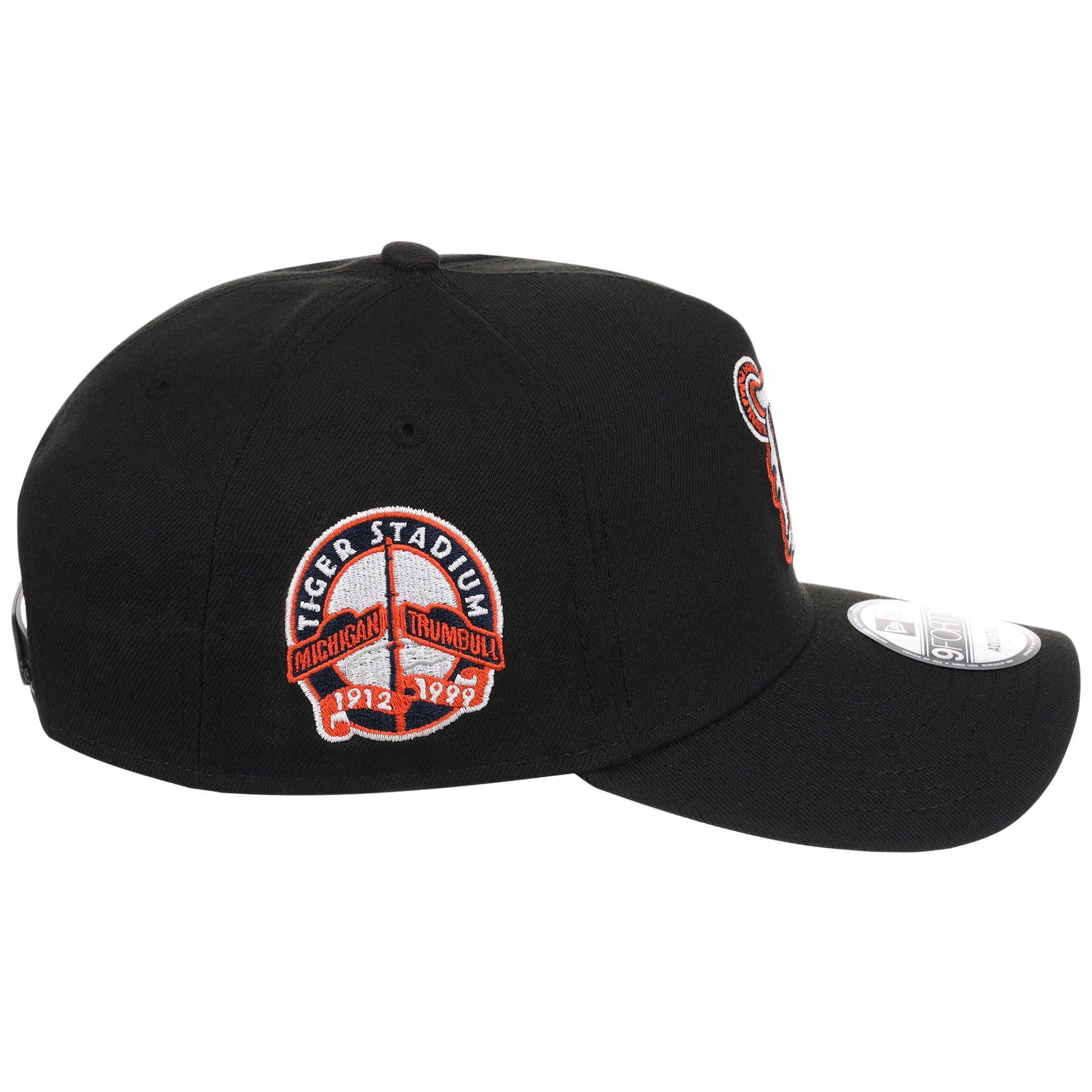 Detroit Tigers MLB Black Dome New Era 9FORTY A-Frame