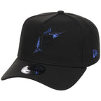 Miami Marlins MLB Black x Royal FASHION CORE New Era 9FORTY A-Frame