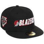 Portland Trail Blazers NBA Black Dome New Era 59FIFTY