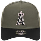 Anaheim Angels MLB Olive x Black & Pink FASHION CORE New Era 9FORTY A-Frame
