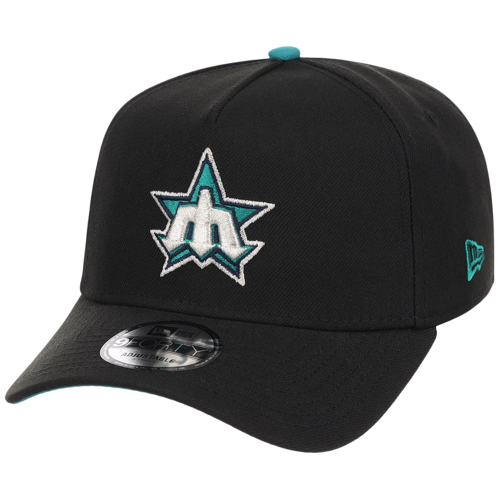 Seattle Mariners Seattle Variety Pack New Era 9FORTY A-Frame (Black/Black)