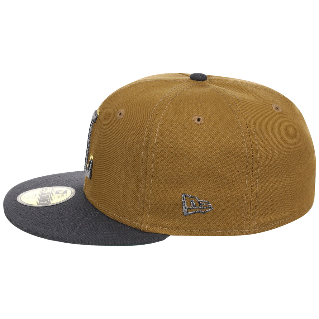 Texas Rangers MLB Flipmode 2.0 New Era 59FIFTY (Gold/Graphite/Kelly Green)