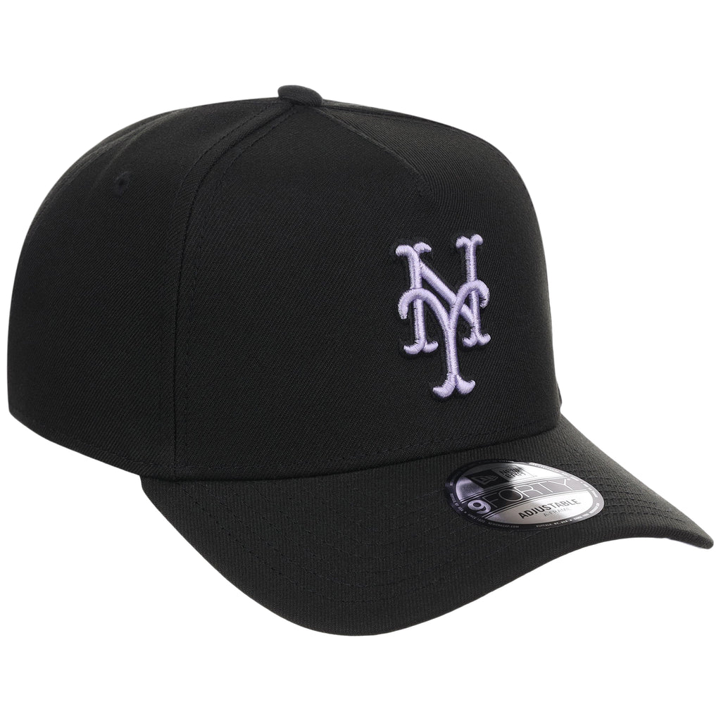 New York Mets MLB Black x Lavender FASHION CORE New Era 9FORTY A