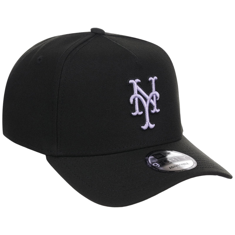 New York Mets MLB Black x Lavender FASHION CORE New Era 9FORTY A