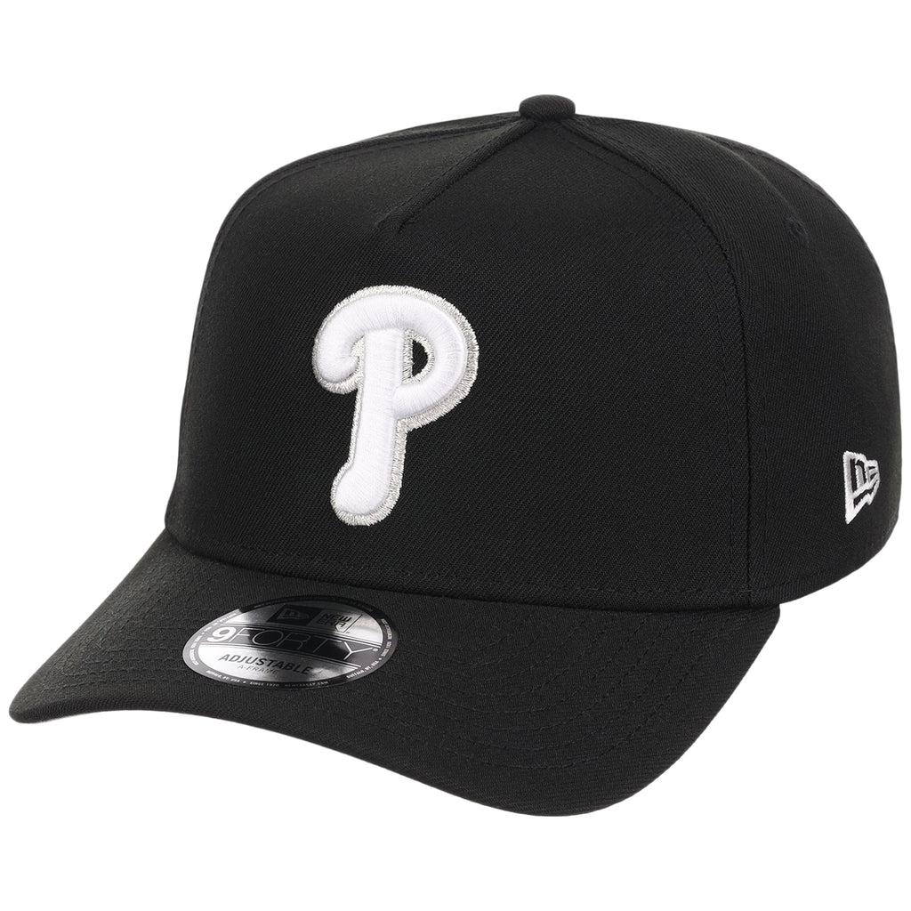 Philadelphia Phillies MLB Black x White FASHION CORE New Era 9FORTY A-Frame