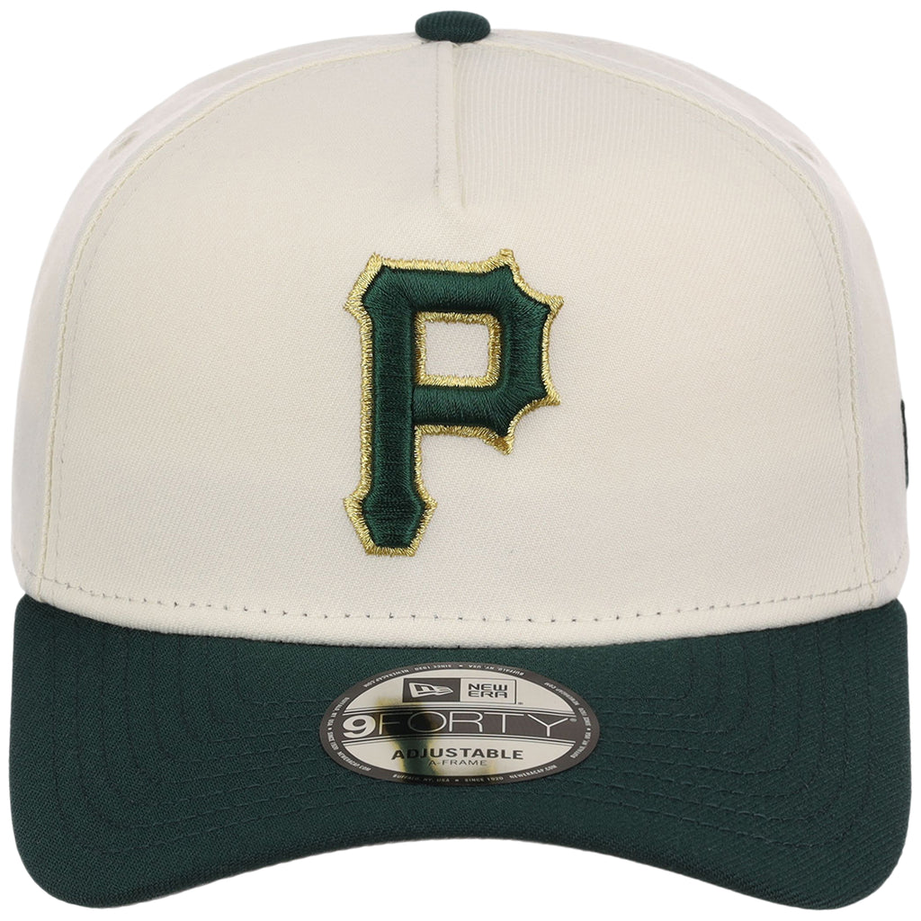 Pittsburgh Pirates MLB Chrome x Dark Green FASHION CORE New Era 9FORTY A-Frame