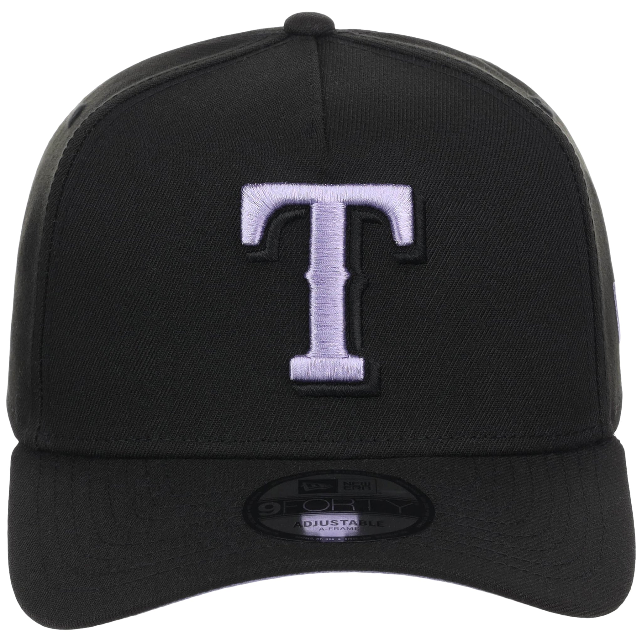 Texas Rangers MLB Black x Lavender FASHION CORE New Era 9FORTY A-Frame