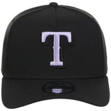 Texas Rangers MLB Black x Lavender FASHION CORE New Era 9FORTY A-Frame