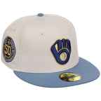 Milwaukee Brewers MLB Vintage Ink New Era 59FIFTY