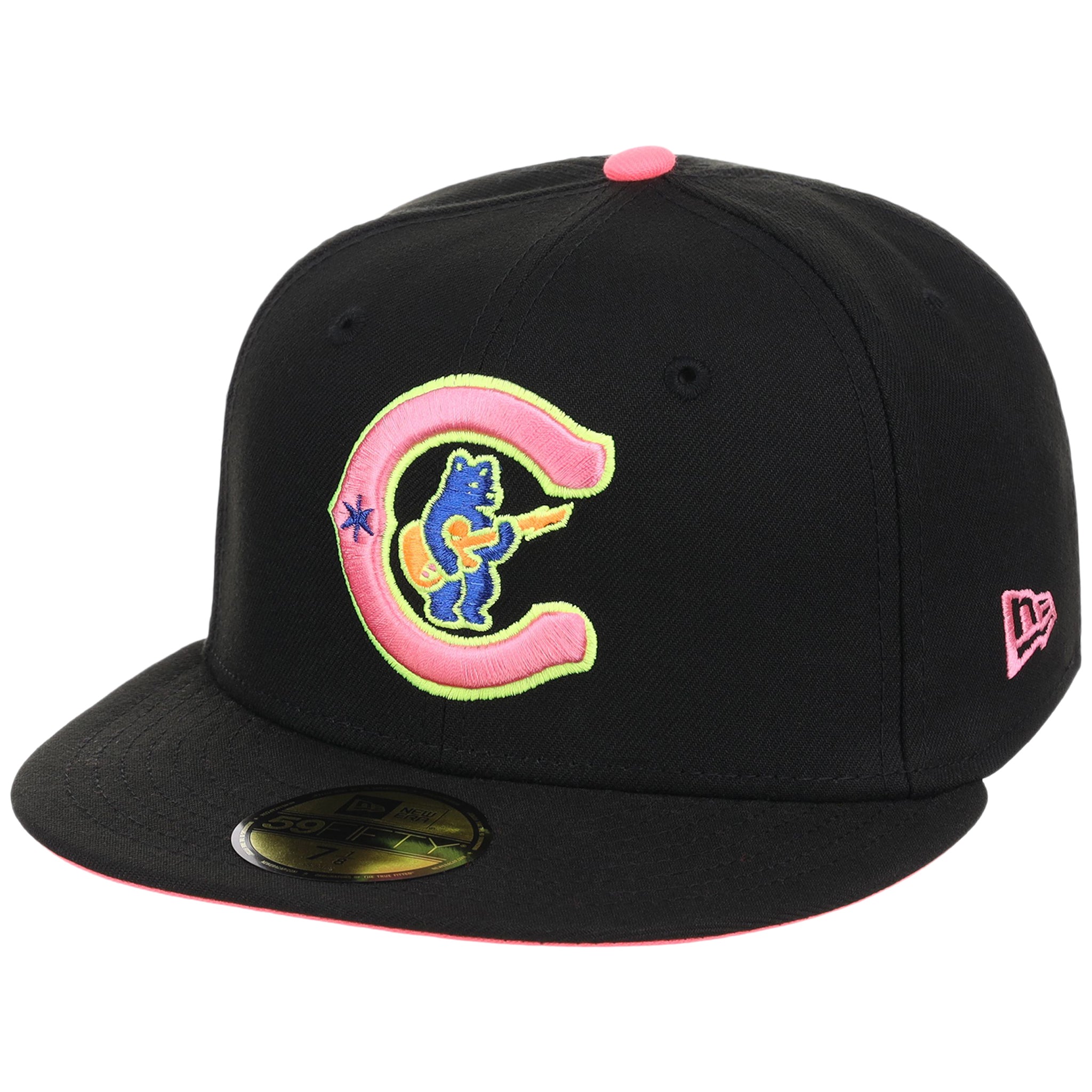 Chicago Cubs MLB Main Stage Black Neon New Era 59FIFTY