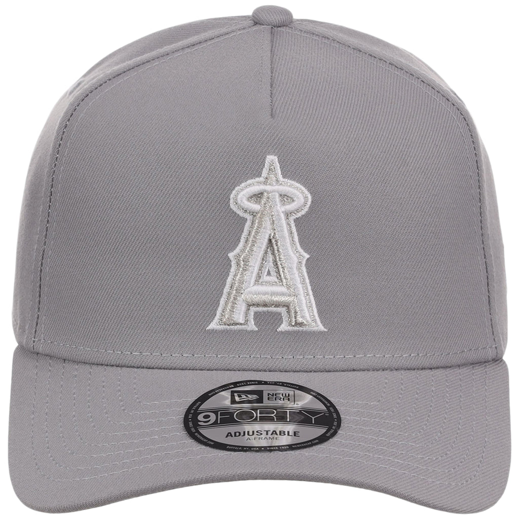 Anaheim Angels MLB Gray x White FASHION CORE New Era 9FORTY A-Frame