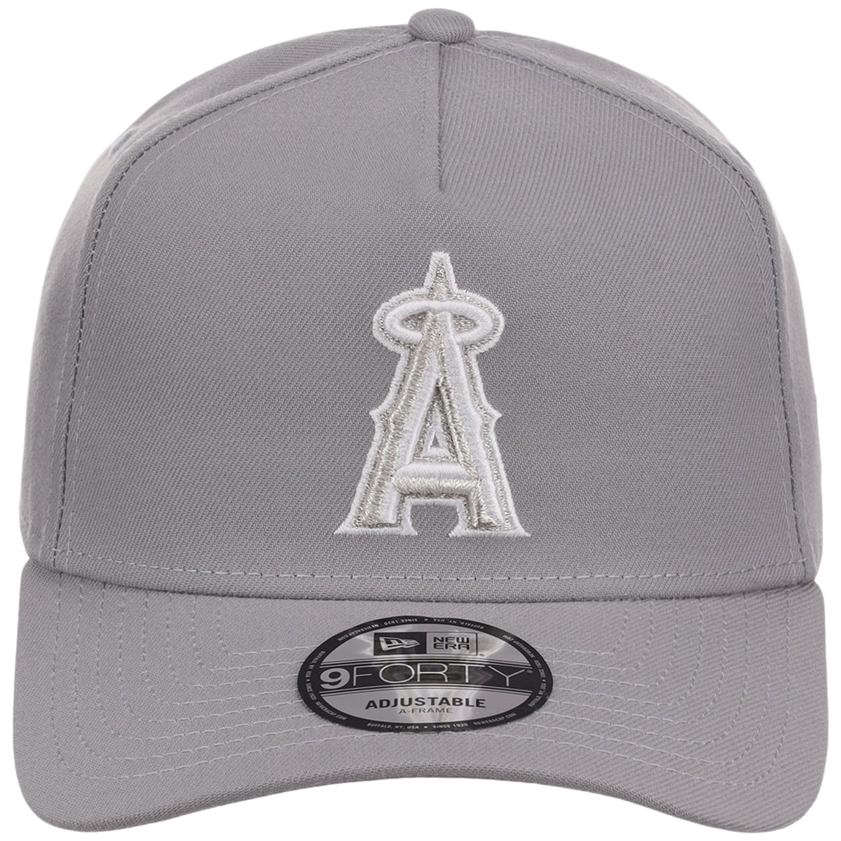 Anaheim Angels MLB Gray x White FASHION CORE New Era 9FORTY A-Frame