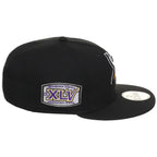 Minnesota Vikings NFL Black Dome New Era 59FIFTY