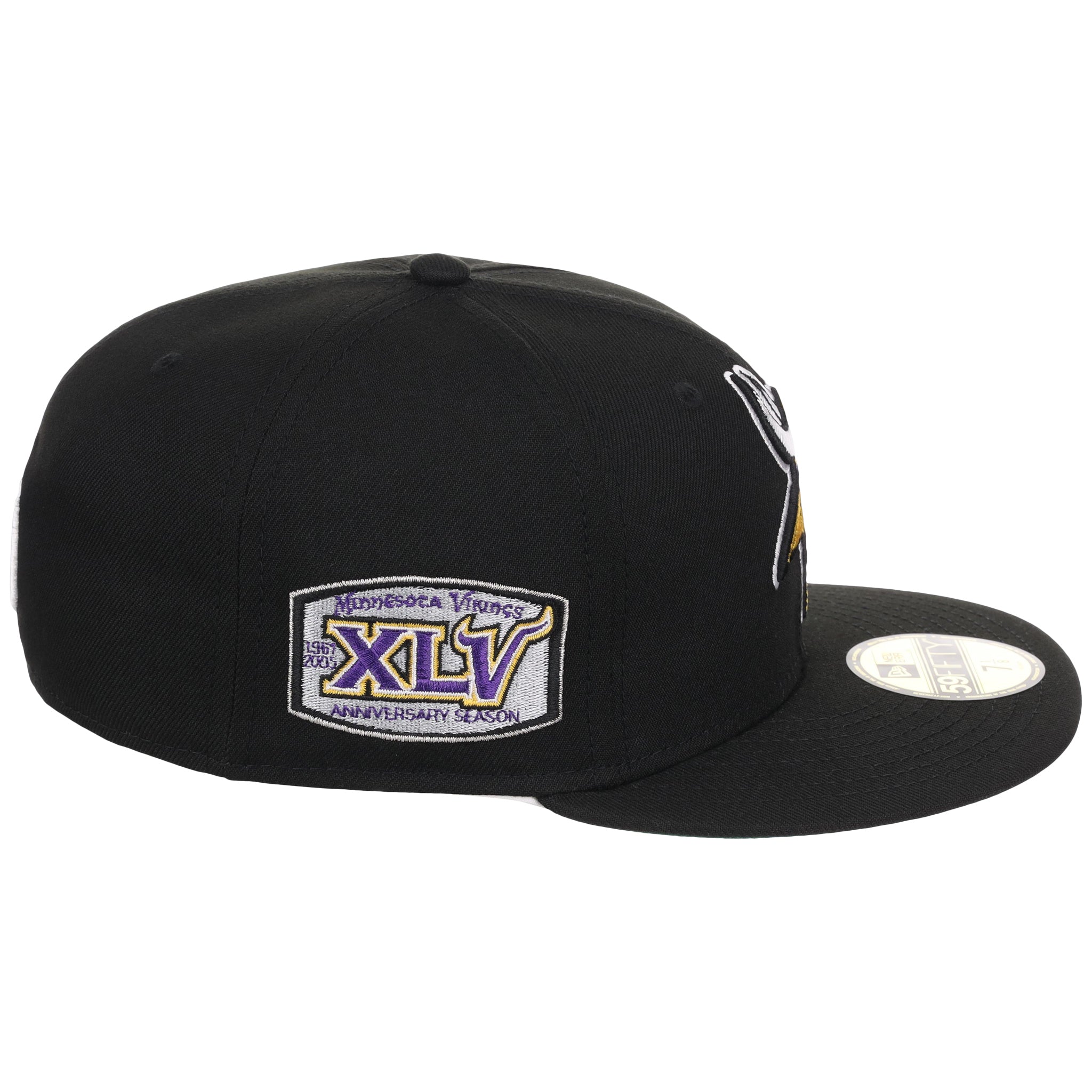Minnesota Vikings NFL Black Dome New Era 59FIFTY