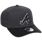 Atlanta Braves MLB Graphite x Black FASHION CORE New Era 9FORTY A-Frame