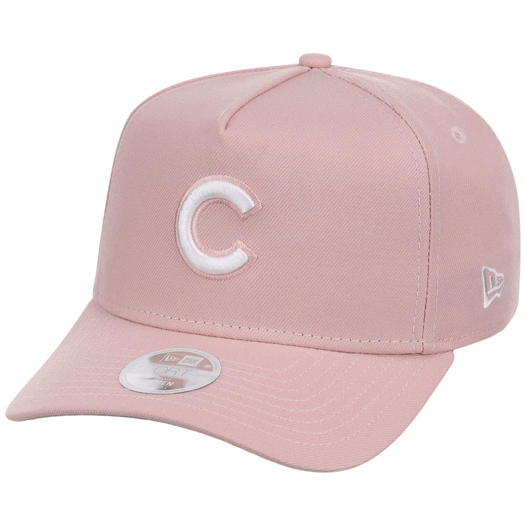 Chicago Cubs Women's New Era 9FORTY Pink A-Frame