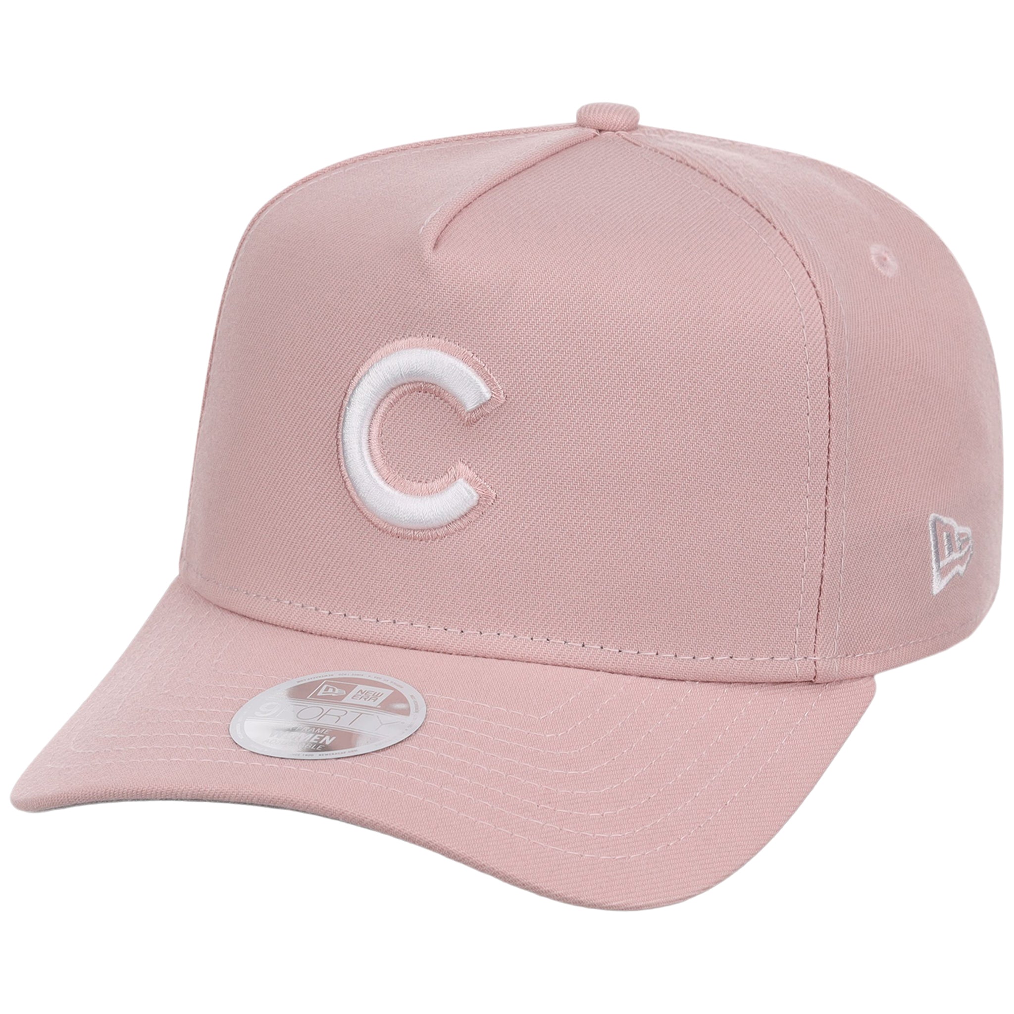 Chicago Cubs Women's New Era 9FORTY Pink A-Frame