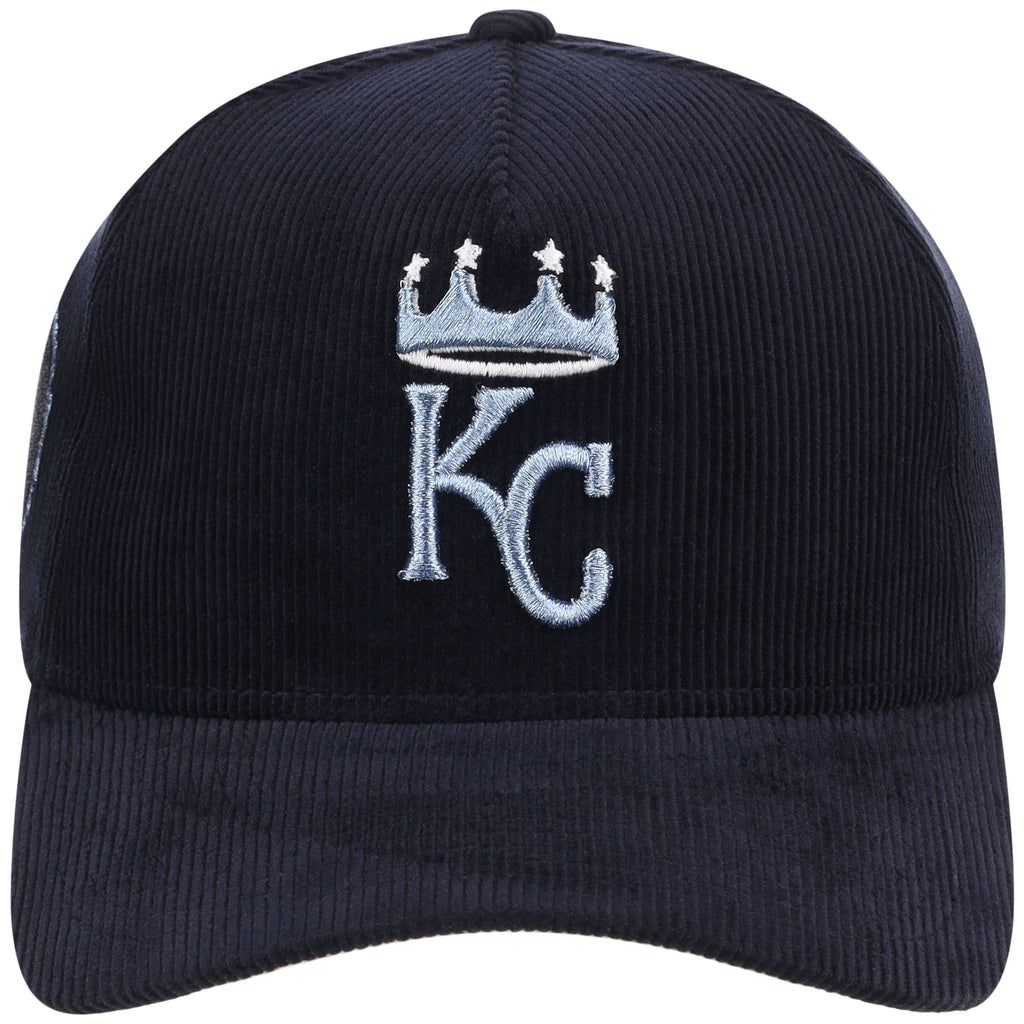 Kansas City Royals MLB Peach Ice Navy Cord New Era 9FORTY A-Frame – 5