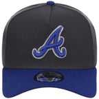 Atlanta Braves MLB Graphite x Royal FASHION CORE New Era 9FORTY A-Frame