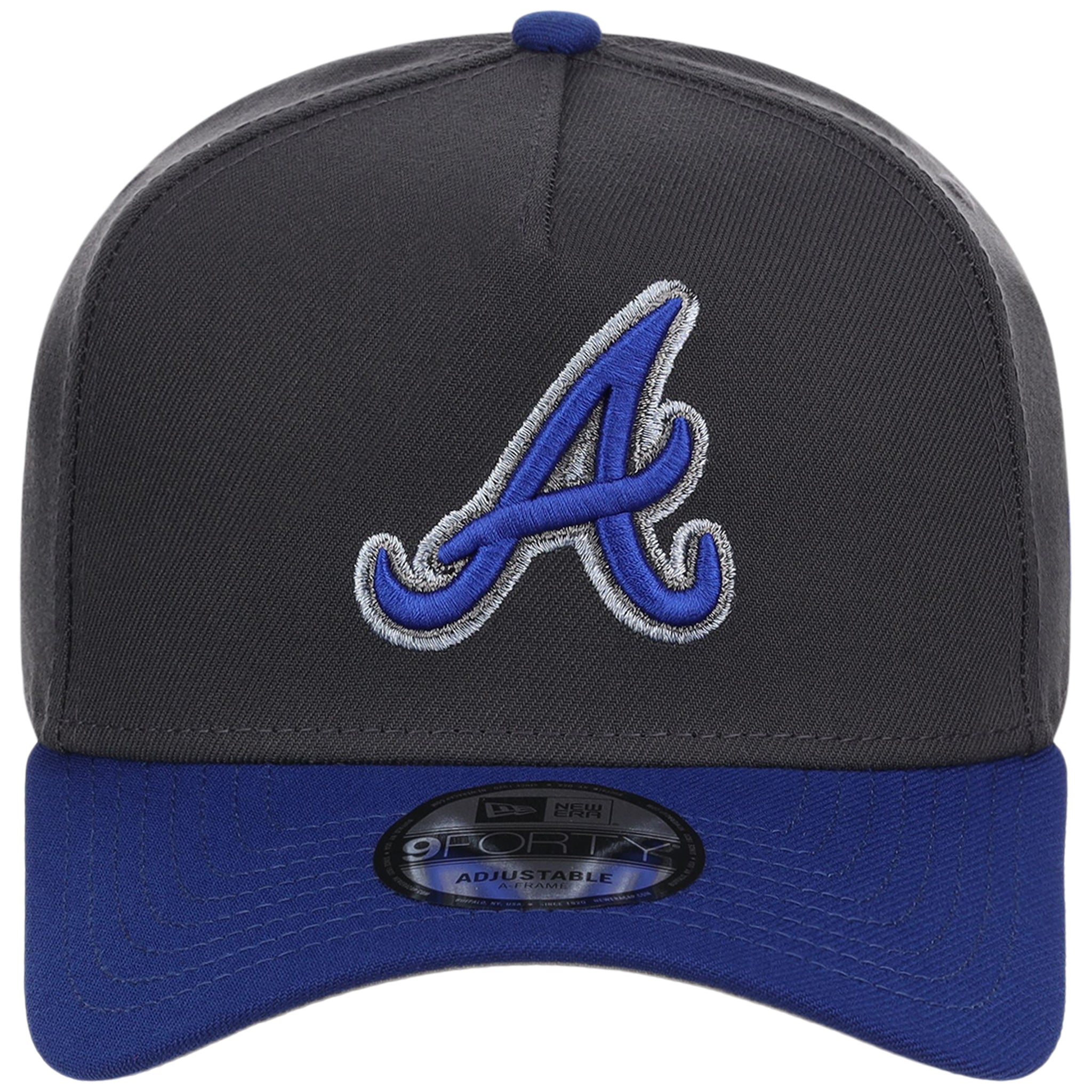 Atlanta Braves MLB Graphite x Royal FASHION CORE New Era 9FORTY A-Frame